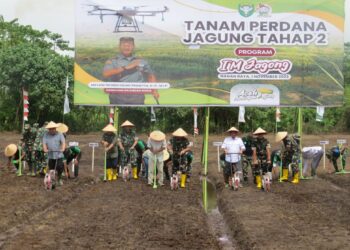 Kasdam IM Hadiri Kick Off Ketahanan Pangan Nasional dan Tanam Jagung