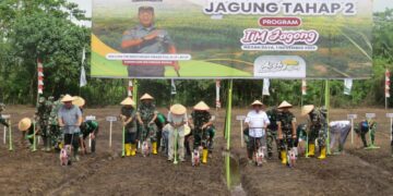 Kasdam IM Hadiri Kick Off Ketahanan Pangan Nasional dan Tanam Jagung