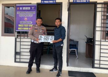 Satlantas Bener Meriah ‘Jemput Bola’ dalam Melayani Perpanjang STNK dan TNBK