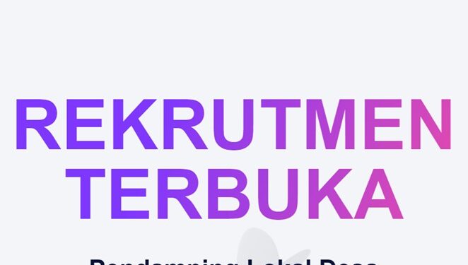 Rekrutmen PLD Kementerian Desa PDT dan Transmigrasi Tahun 2023