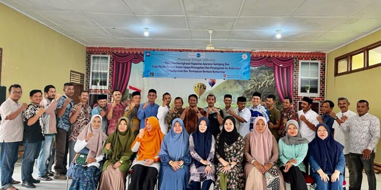 Aparatur Gampong di Aceh Besar Dilatih Pencegahan Kekerasan Terhadap Perempuan dan Anak