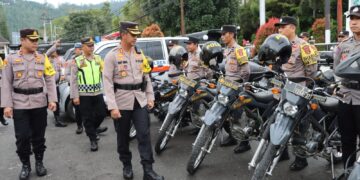 Kapolres Aceh Tengah Pimpin Langsung Apel Sarpras