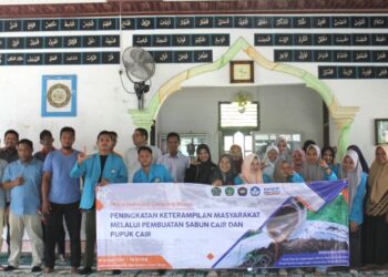 Prodi Teknik Lingkungan USM dan UIN Ar-Raniry sukses Kolaborasi PKM di Gampong Lamreh