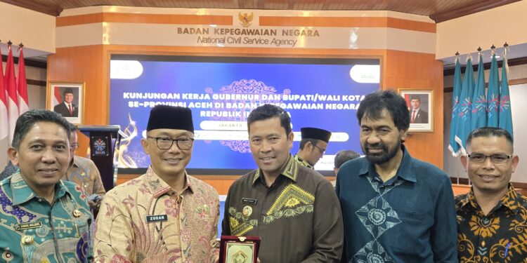 Kunjungan Kerja ke BKN RI, Bupati Haili Yoga Bersama Bupati Wali Kota se-Aceh Fokuskan Isu Manajemen ASN