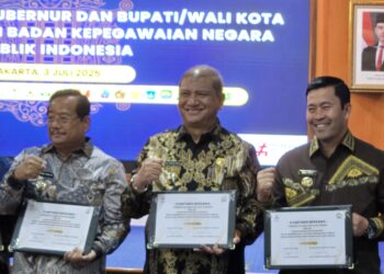 Bupati Haili Yoga Tandatangani Nota Kesepahaman dengan BKN Soal Manajemen Talenta di Jakarta