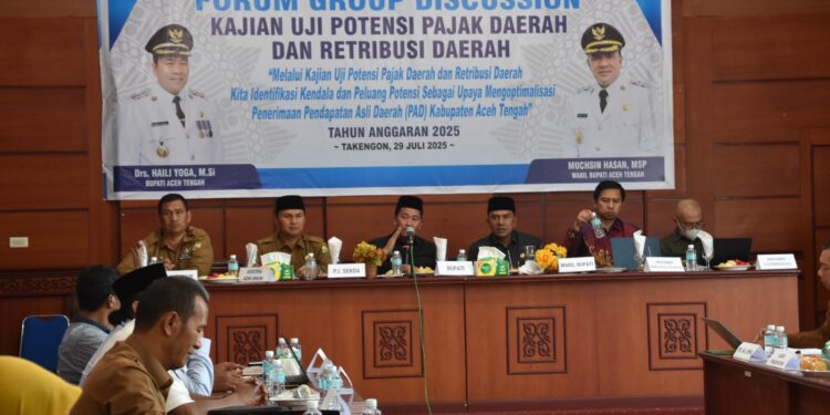 Bupati Haili Hadiri FGD Kajian Uji Potensi Pajak Daerah dan Retribusi Daerah