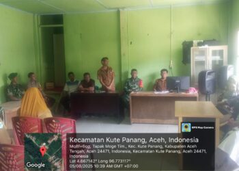 Babinsa Koramil 02/Bebesen, Pos Kute Panang Telah menghadiri Acara Kegiatan Mini Lokakarya Kecamatan