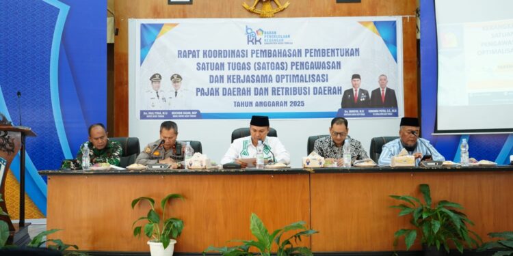 Pemkab Aceh Tengah Bentuk Satgas Pengawasan Pajak dan Retribusi Daerah Untuk Optimalisasi PAD