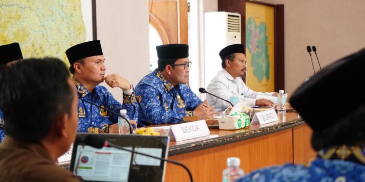 Pemkab Aceh Tengah Gelar Rapat Koordinasi Percepatan Pemenuhan Dokumen MCP KPK RI Tahun 2025