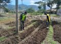 Babinsa koramil 02/Bebesen bantu penyiapan lahan tanaman cabai di wilayah binaan