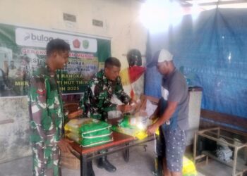 babinsa koramil 02/Bebesen gelar GPM di lingkungan kecamatan kute panang